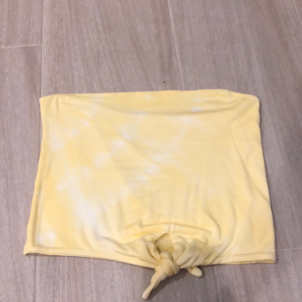 Pacsun Pastel Yellow Tube Top